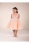 Kids Marchesa Midi Dresses | Embellished Tulle Gown Pink