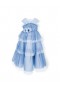 Kids Marchesa Midi Dresses | Flower-Embellished Tulle Gown Light Blue