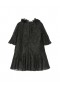 Kids Marchesa Midi Dresses | Volant-Embroidered Lace Dress Black