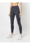 Women Marchesa Bottoms | Grey High Waisted Compression Fit Performance Leggings Grey