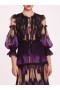 Women Marchesa Dresses | Abstract Viscose Maxi Dress Purple Multi