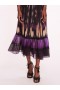 Women Marchesa Dresses | Abstract Viscose Midi Dress Purple Multi
