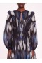 Women Marchesa Dresses | Abstract Viscose Mini Dress Blue Multi