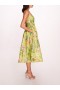 Women Marchesa Dresses | Alex Midi Dress Spring Green Multi
