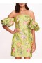 Women Marchesa Dresses | Alex Mini Dress Spring Green Multi