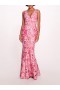 Women Marchesa Dresses | Anthousai Gown Fuchsia Ivory