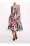 Women Marchesa Dresses | Betony Midi Black Multi