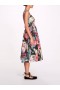 Women Marchesa Dresses | Betony Midi Black Multi