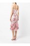 Women Marchesa Dresses | Butterfly Murmuring Midi Dress Dusty Pink