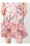 Women Marchesa Dresses | Butterfly Murmuring Midi Dress Dusty Pink
