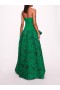 Women Marchesa Dresses | Calathea Gown Emerald
