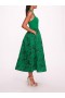 Women Marchesa Dresses | Calathea Halter Dress Emerald