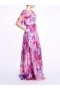Women Marchesa Dresses | Cap Sleeve V-Neck Dress Mauve