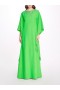 Women Marchesa Dresses | Crystal Embellished Kaftan Lime