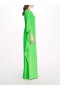 Women Marchesa Dresses | Crystal Embellished Kaftan Lime