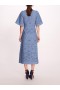 Women Marchesa Dresses | Dhalia Midi Dress Blue