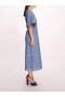 Women Marchesa Dresses | Dhalia Midi Dress Blue
