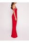 Women Marchesa Dresses | Draped Bodice Gown Red