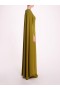 Women Marchesa Dresses | Embellished Cape Gown Olive