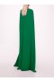 Women Marchesa Dresses | Embroidered Belt Kaftan Emerald