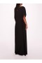 Women Marchesa Dresses | Embroidered Crepe Kaftan Black