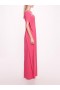 Women Marchesa Dresses | Embroidered Crepe Kaftan Pink
