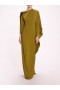 Women Marchesa Dresses | Embroidered Draped Kaftan Olive