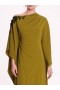 Women Marchesa Dresses | Embroidered Draped Kaftan Olive