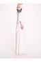 Women Marchesa Dresses | Embroidered Draped Kaftan White