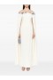 Women Marchesa Dresses | Embroidered Illusion Gown Ivory