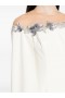 Women Marchesa Dresses | Embroidered Illusion Gown Ivory
