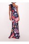 Women Marchesa Dresses | Florilegium Gown Navy Multi