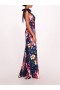 Women Marchesa Dresses | Florilegium Gown Navy Multi