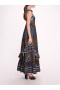 Women Marchesa Dresses | Flying Cheetah Maxi Dress Blue Multi