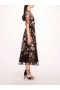 Women Marchesa Dresses | Garden Of Eden Midi Dress Black Multi