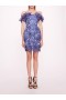 Women Marchesa Dresses | Iris Cutwork Mini Dress Navy