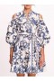 Women Marchesa Dresses | Iris Mini Dress Blue Multi
