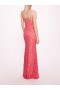 Women Marchesa Dresses | Lace Mermaid Gown Bright Pink