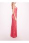 Women Marchesa Dresses | Lace Mermaid Gown Bright Pink