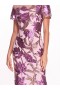 Women Marchesa Dresses | Lotus Sequin Cap-Sleeved Pencil Dress Purple Mauve