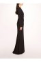 Women Marchesa Dresses | Matte Ruched Gown Black