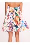 Women Marchesa Dresses | Mikado Mini Dress Ivory Multi