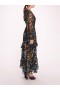 Women Marchesa Dresses | Monarch Maxi Dress Blue Multi