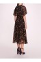Women Marchesa Dresses | Monarch Midi Dress Black Multi