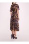 Women Marchesa Dresses | Monarch Midi Dress Purple Multi