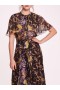 Women Marchesa Dresses | Monarch Midi Dress Purple Multi