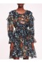 Women Marchesa Dresses | Monarch Mini Dress Blue Multi