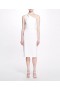 Women Marchesa Dresses | One-Shoulder Cocktail Dress Ivory