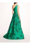 Women Marchesa Dresses | One Shoulder Marigold Ball Gown Emerald Multi