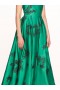 Women Marchesa Dresses | One Shoulder Marigold Ball Gown Emerald Multi